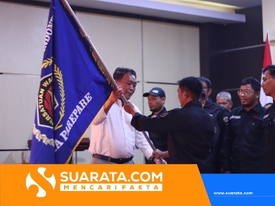 Wali Kota Tasming Hamid Apresiasi Pelantikan PWI Parepare