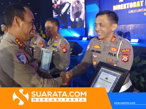 Sat Lantas Polres Parepare Raih Juara 3 Kategori Polantas Menyapa di Hari Lalu Lintas Bhayangkara ke-70