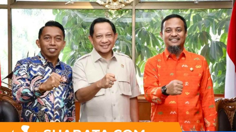 Sinergi Pusat–Daerah: Gubernur Sulsel dan Bupati Sidrap Konsultasi Pembangunan ke Kemendagri