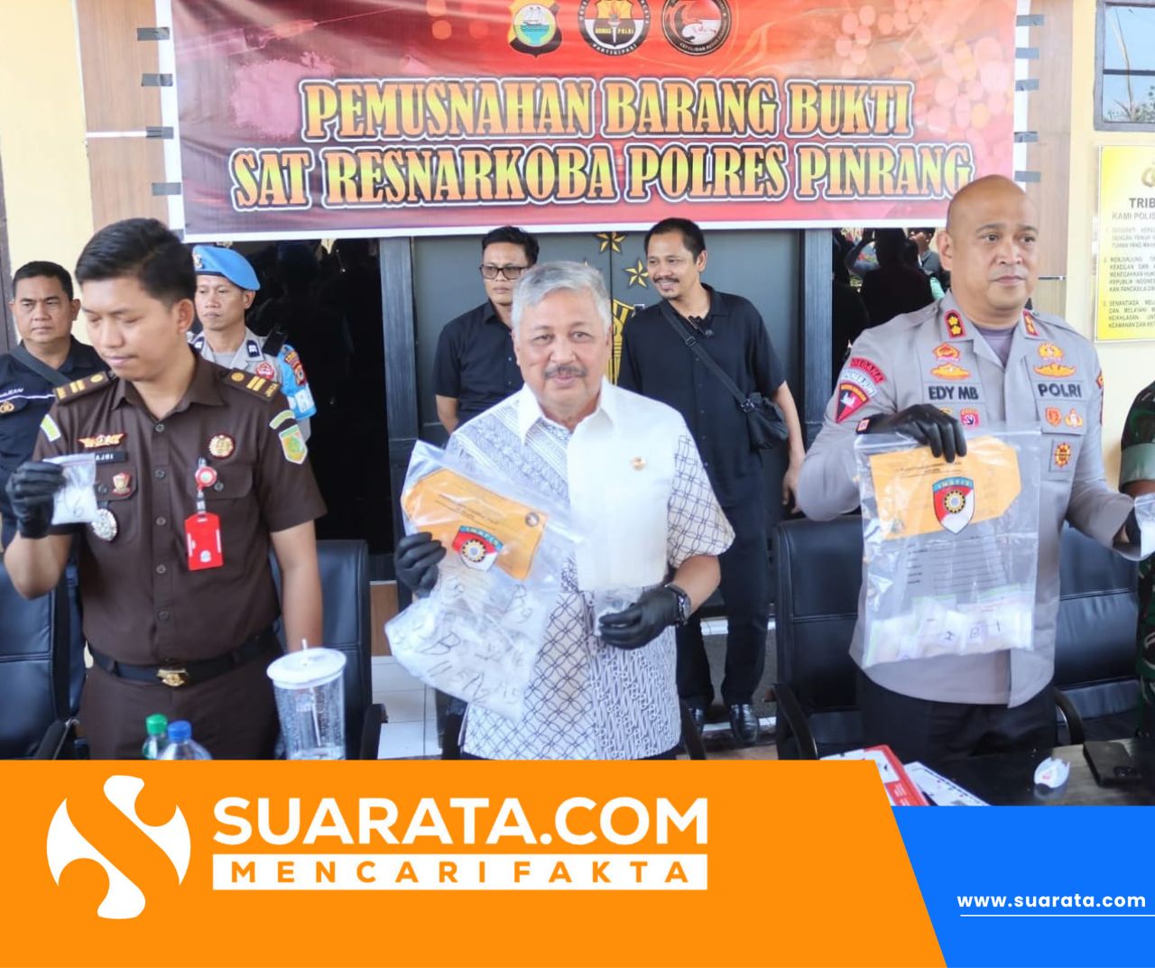 Bupati Pinrang Irwan Hamid Tegaskan Dukungan Penuh Pemberantasan Narkoba
