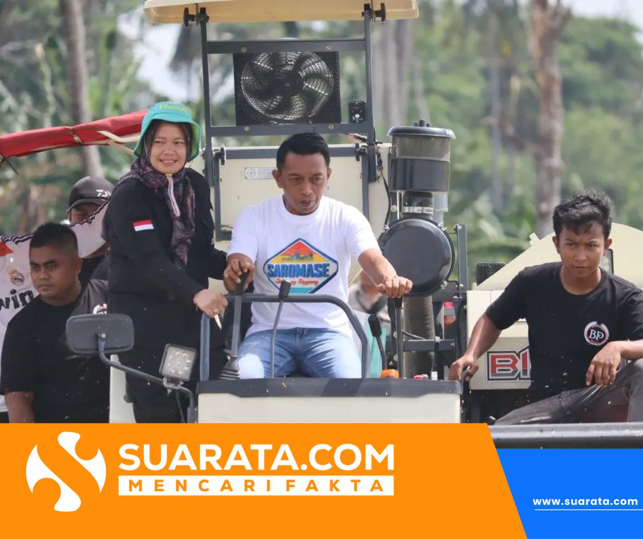 Panen Raya Sidrap 2025: Bupati Syaharuddin Apresiasi Dukungan Kementerian Pertanian