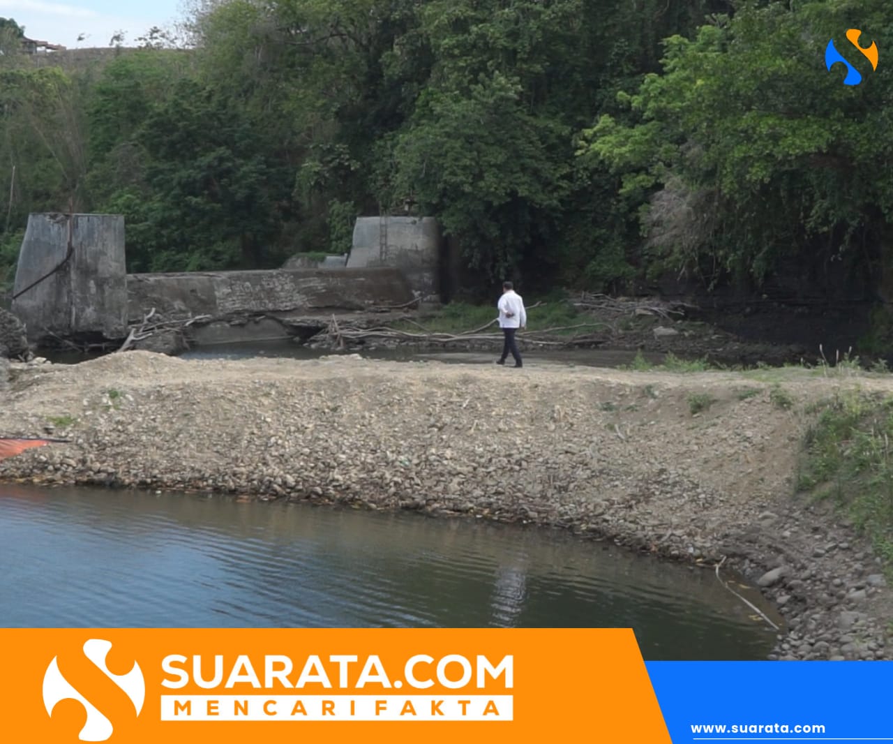 Debit Air Salo Karajae Menurun, Distribusi PAM Tirta Karajae Terganggu