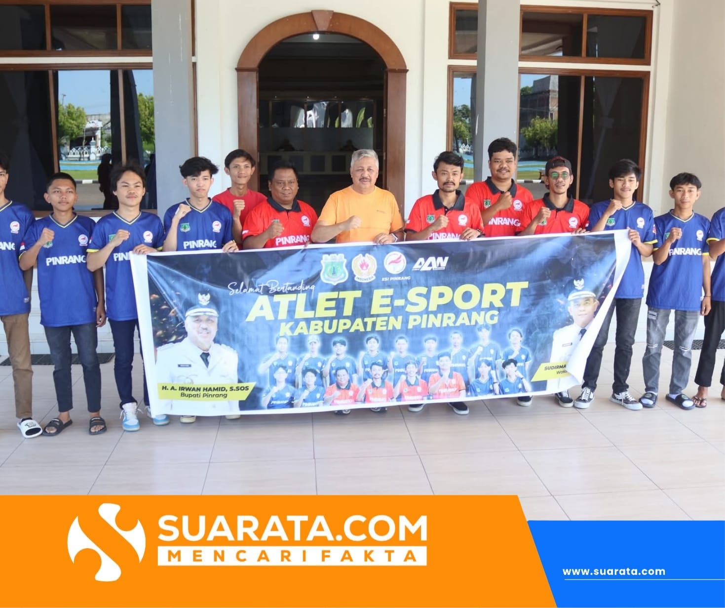 E-Sport Pinrang Kian Berkembang, Atlet Dilepas Bupati Menuju Pra Porprov