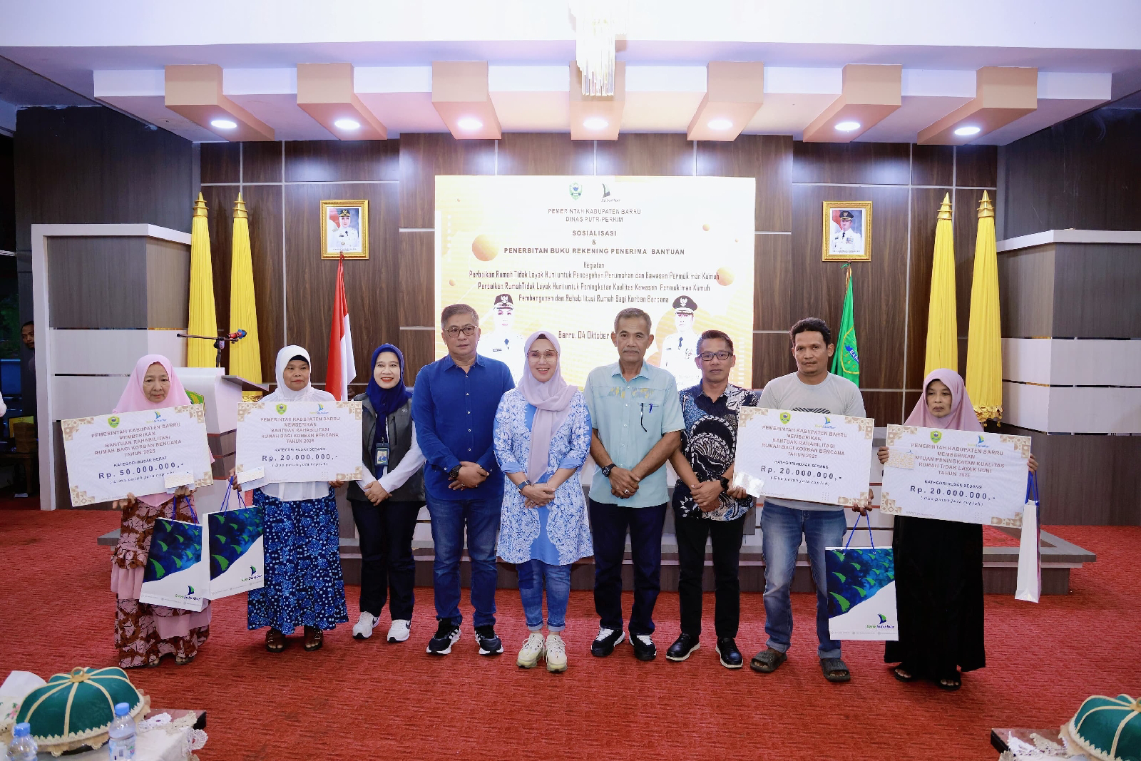Gandeng Bank Sulselbar, Pemkab Barru Bantu Perbaikan Rumah Bagi 79 Warga 