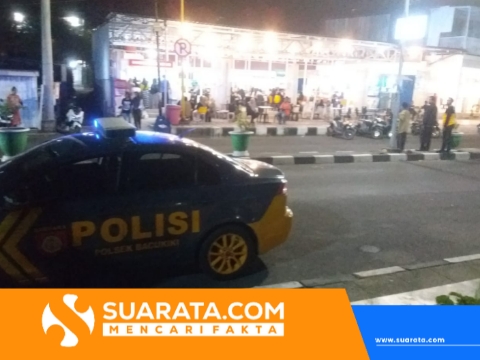 Polsek Bacukiki Gelar Patroli Blue Light, Pantau Sejumlah Event Kota Parepare