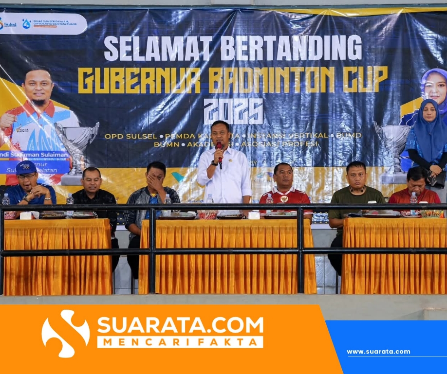 Turnamen Gubernur Badminton Cup 2025 Warnai Perayaan Hari Jadi Sulsel ke-356