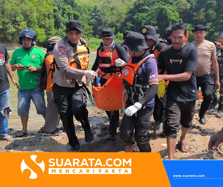 Tim SAR Batalyon B Pelopor Satbrimob Polda Sulsel Berhasil Temukan Korban Tenggelam di Sungai Saddang Enrekang
