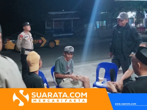 Patroli Malam Polsek Soreang, Polisi Sambangi Area Pemukiman Warga