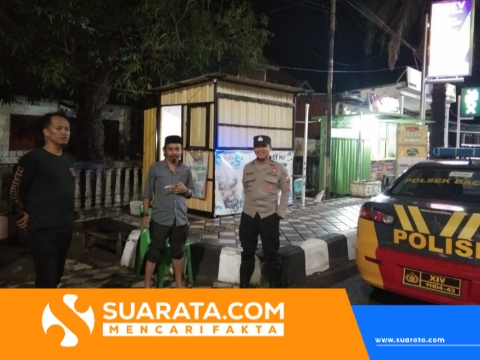 Patroli Blue Light Polsek Bacukiki, Pantau Situasi di Senin Malam
