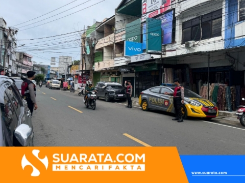 Patroli Dialogis Sat Samapta Dukung Kelancaran Arus Kendaraan dan Pantau Situasi Kota Parepare di Jumat Siang