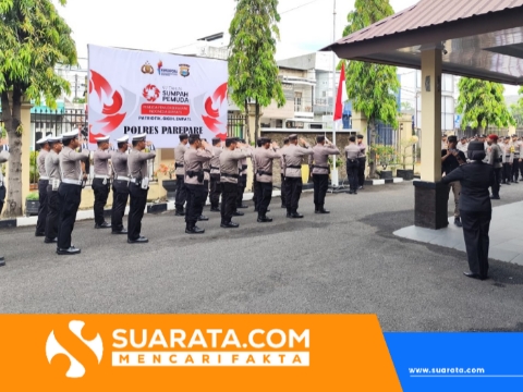 Polres Parepare Gelar Upacara Hari Sumpah Pemuda Ke-97, Tema Pemuda Pemudi Bergerak Indonesia Bersatu