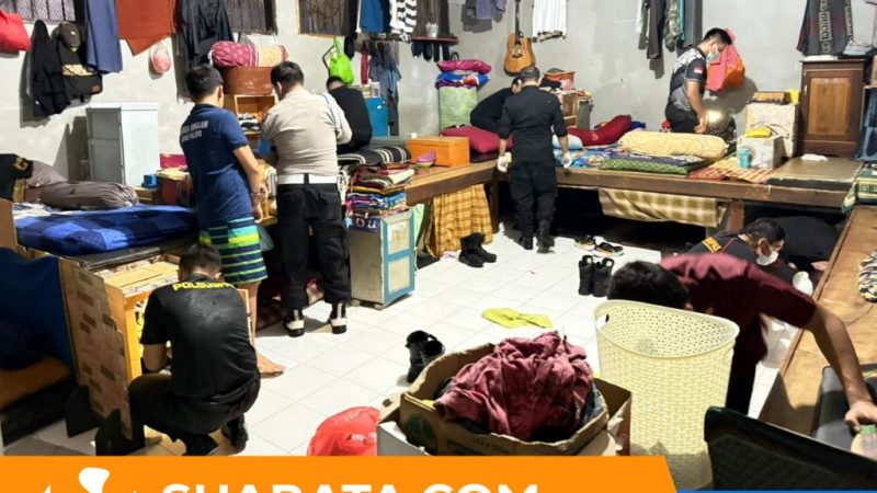 Jaga Kondusifitas, Lapas Kelas IIA Palopo Bersama TNI-Polri Lakukan Razia Insidentil