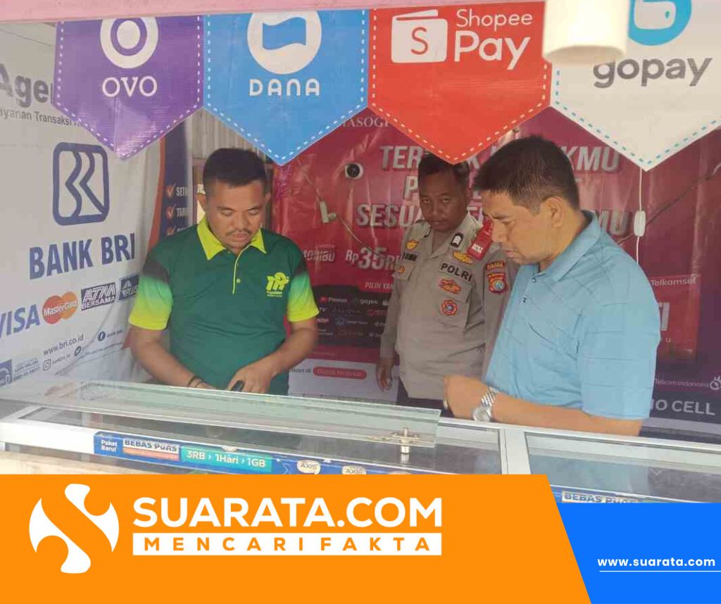 Maling Gasak Voucher Pulsa dan Uang Tunai di Tinambung, CCTV Pun Raib