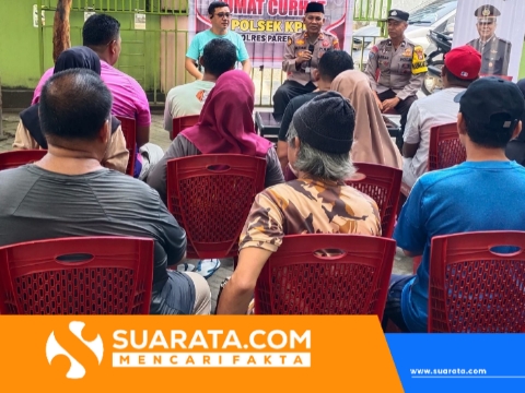 Jumat Curhat Polsek KPN, Soroti Kebiasaan Buang Sampah Sembarangan