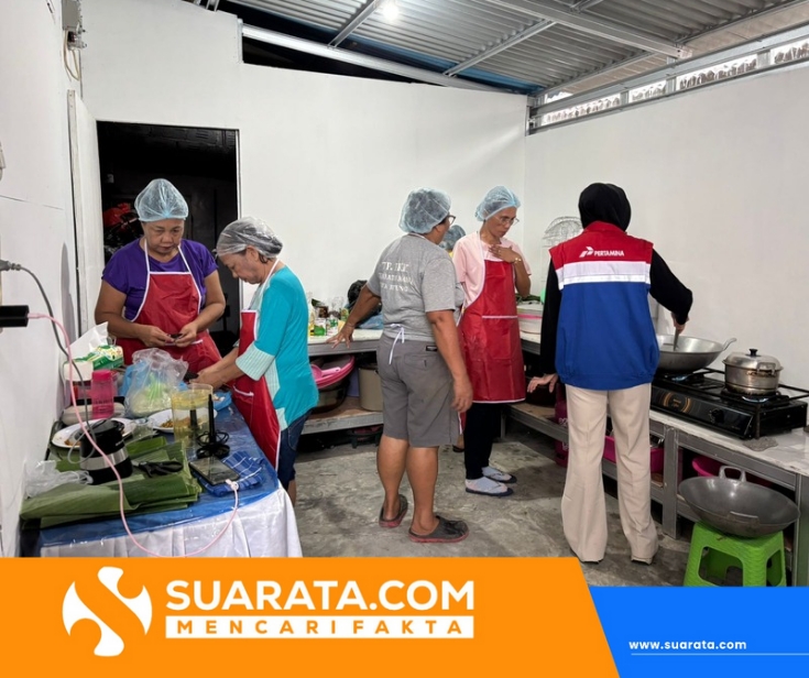 Pertamina Patra Niaga Sulawesi Berdayakan Ibu-Ibu BIBASA GO ROA Lewat Pelatihan Olahan Makanan Khas Lokal