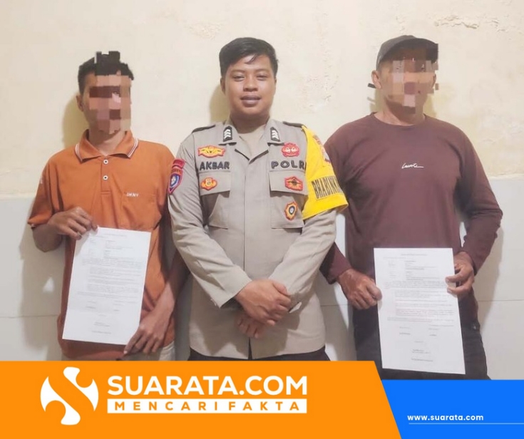 Bhabinkamtibmas Campalagian Berhasil Damaikan Warga Nelayan yang Terlibat Penganiayaan