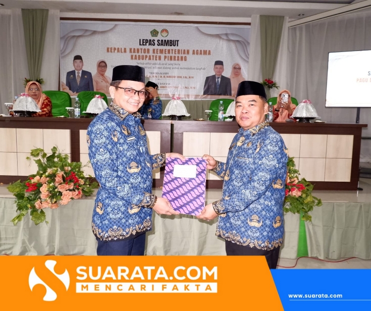 Pergantian Kepemimpinan di Kemenag Pinrang, Momentum Lanjutkan Pengabdian
