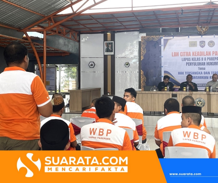 Lapas Kelas IIA Parepare Gelar Penyuluhan Hukum: Bahas Hak Tersangka dan Terdakwa Berdasarkan KUHAP