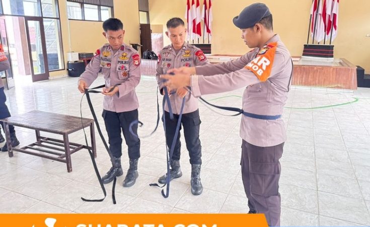 Batalyon B Pelopor Satuan Brimob Polda Sulsel Perkuat Kesiapsiagaan Melalui Latihan SAR Intensif