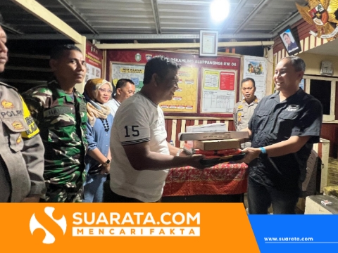 Kapolres Parepare Kunjungi Poskamling Aluppangnge, dalam Jumat Curhat