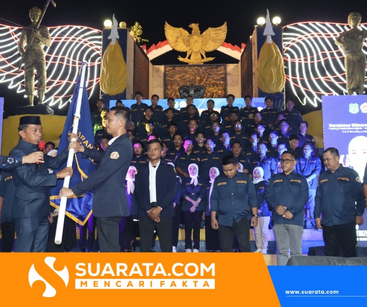 Bupati Lantik Karang Taruna Sidrap 2025–2030, Tekankan Peran Atasi Persoalan Sosial