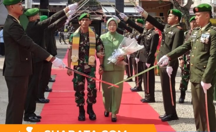 Letkol Czi Imam Subekti Resmi Pimpin Kodim 1404/Pinrang, Prajurit Haru Lepas Komandan Lama