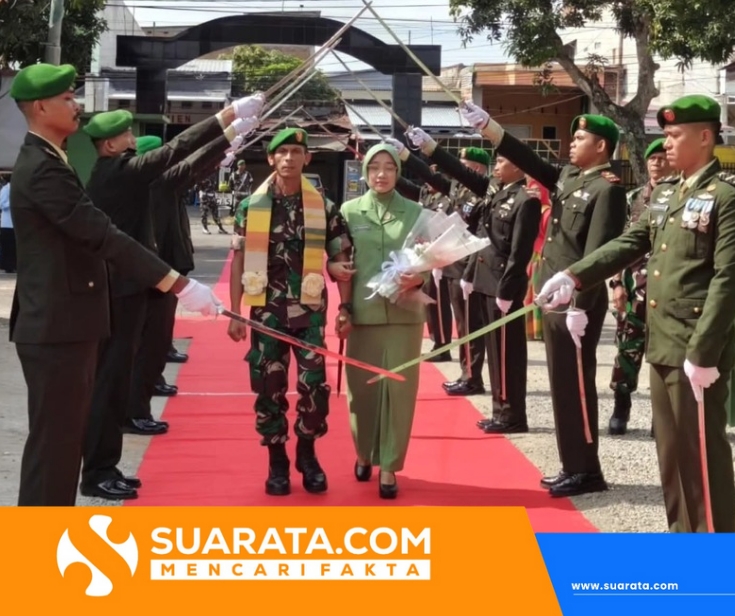 Letkol Czi Imam Subekti Resmi Pimpin Kodim 1404/Pinrang, Prajurit Haru Lepas Komandan Lama