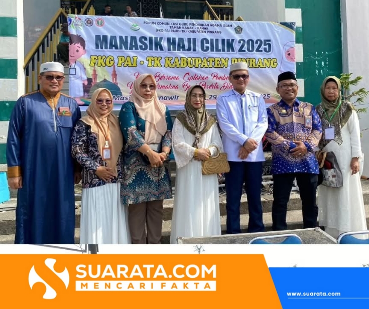 Meriah dan Edukatif! Manasik Haji Cilik Pinrang Dihadiri Kakan Kemenag dan Jajaran