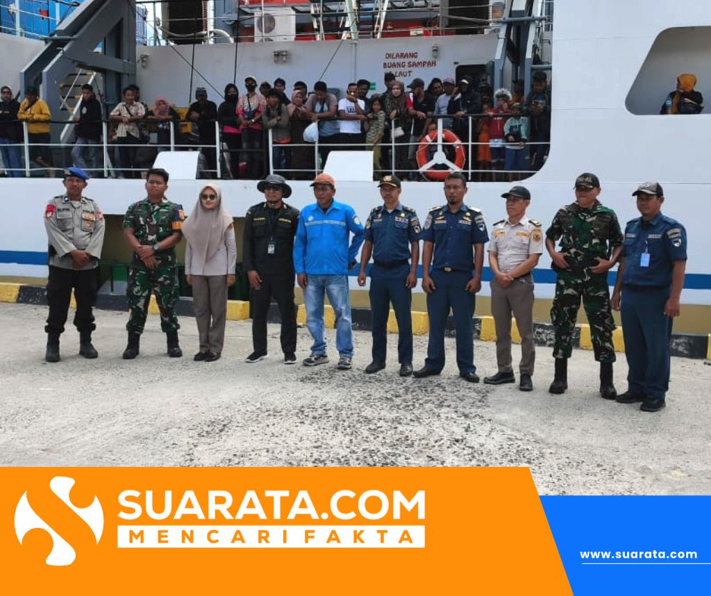 Satpolair Polres Majene Perketat Pengamanan KM Sabuk Nusantara 93 di Pelabuhan Palipi