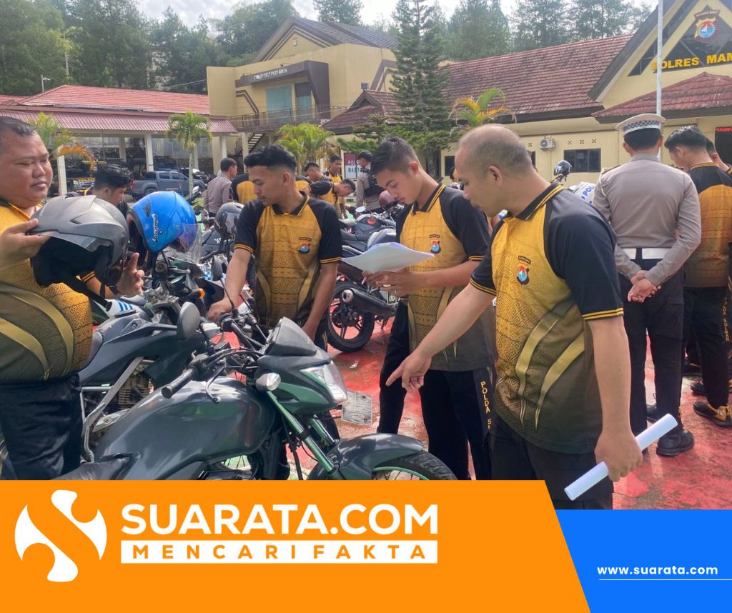 Polres Mamasa Gelar Inventarisasi Kendaraan dan Senjata Api, Pastikan Tertib dan Aman