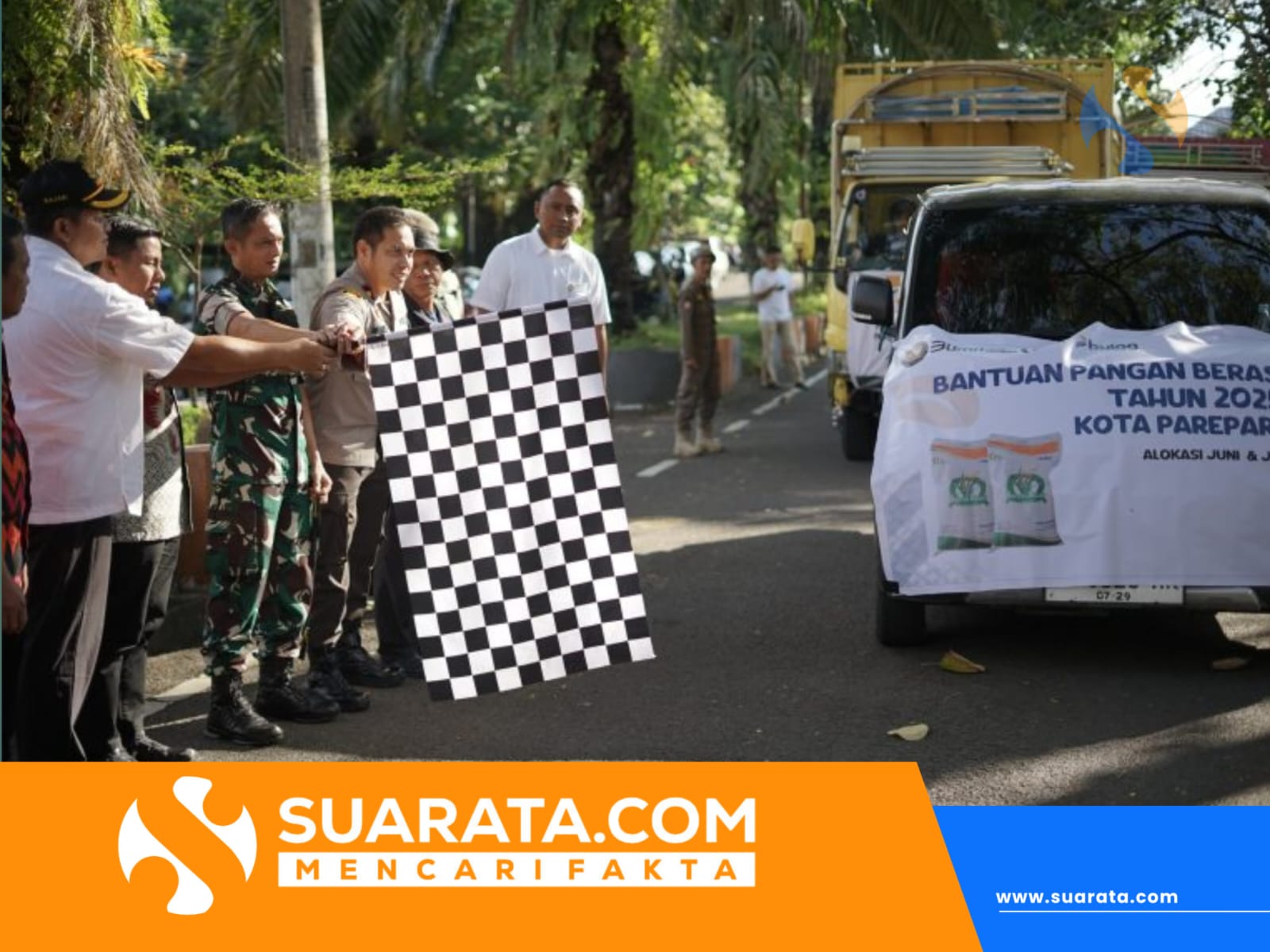 Pemkot Parepare Salurkan 142 Ton Beras untuk 7.137 Warga