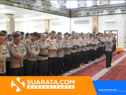 Dit Polairud Polda Sulsel Gelar Sholat Gaib dan Istighosah untuk Korban Bencana Alam di Sumut, Sumbar dan Aceh