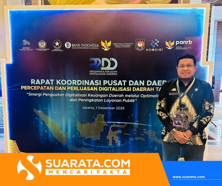 Sekda Sidrap Ikuti Rakorpusda Percepatan dan Perluasan Digitalisasi Daerah 2025 di Jakarta