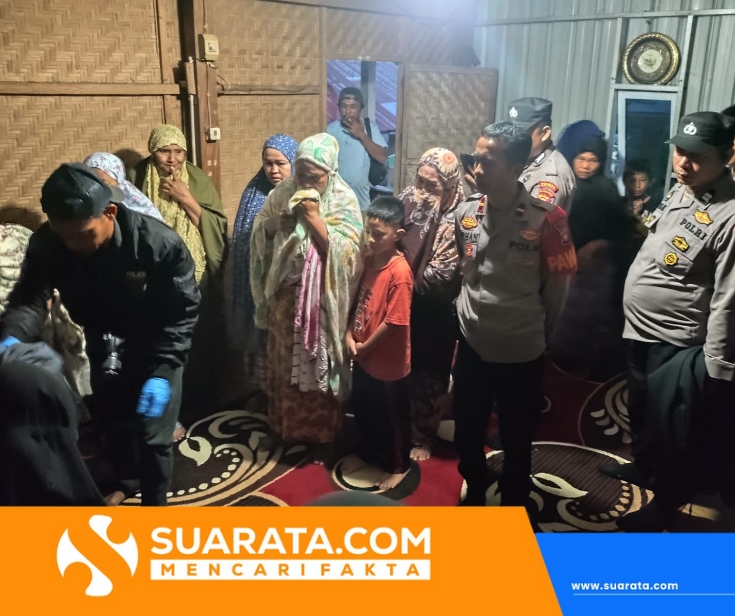 Warga Takatidung Ditemukan Tewas Diduga Gantung Diri, Polisi Lakukan Olah TKP