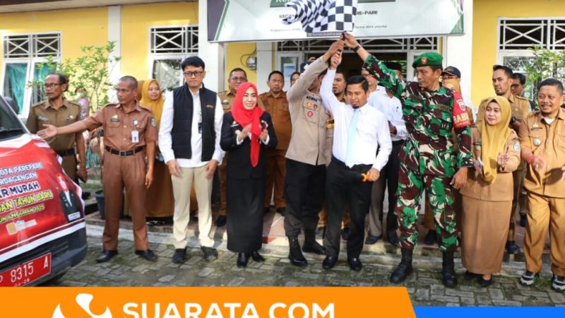 Wali Kota Parepare Tasming Hamid Lepas Tim Pasar Murah Natal dan Tahun Baru