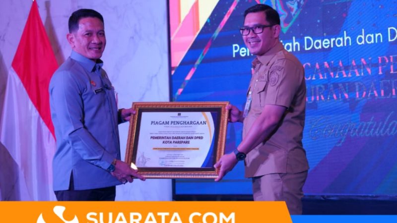 Kota Parepare Raih Dua Penghargaan Prestisius dari Kemenkumham Sulsel