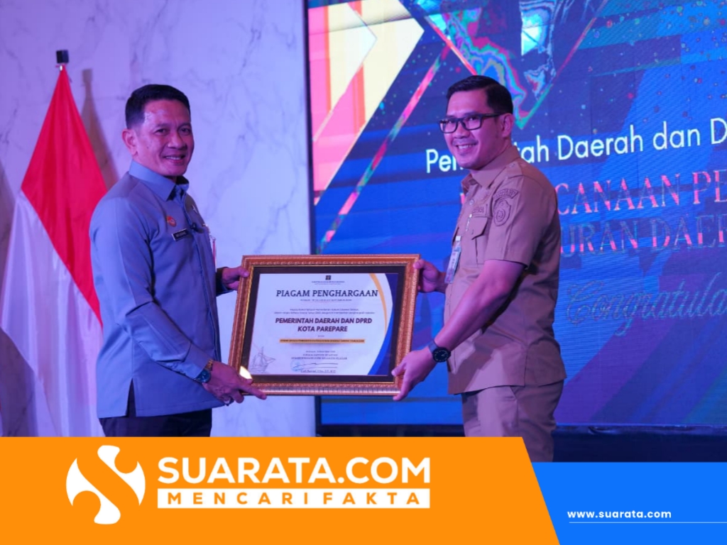 Kota Parepare Raih Dua Penghargaan Prestisius dari Kemenkumham Sulsel