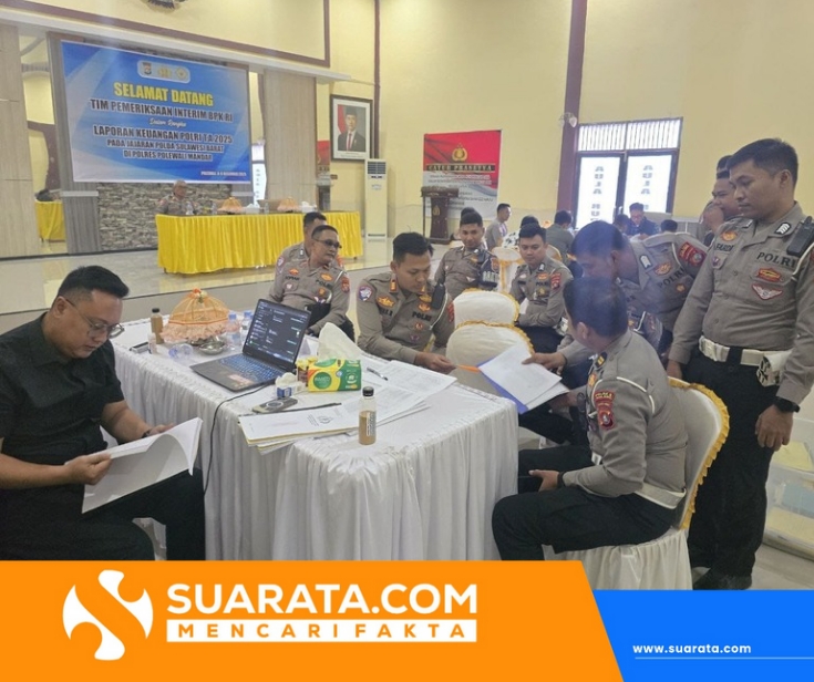 BPK RI Gelar Pemeriksaan Interim LK Polri 2025 di Polres Polewali Mandar