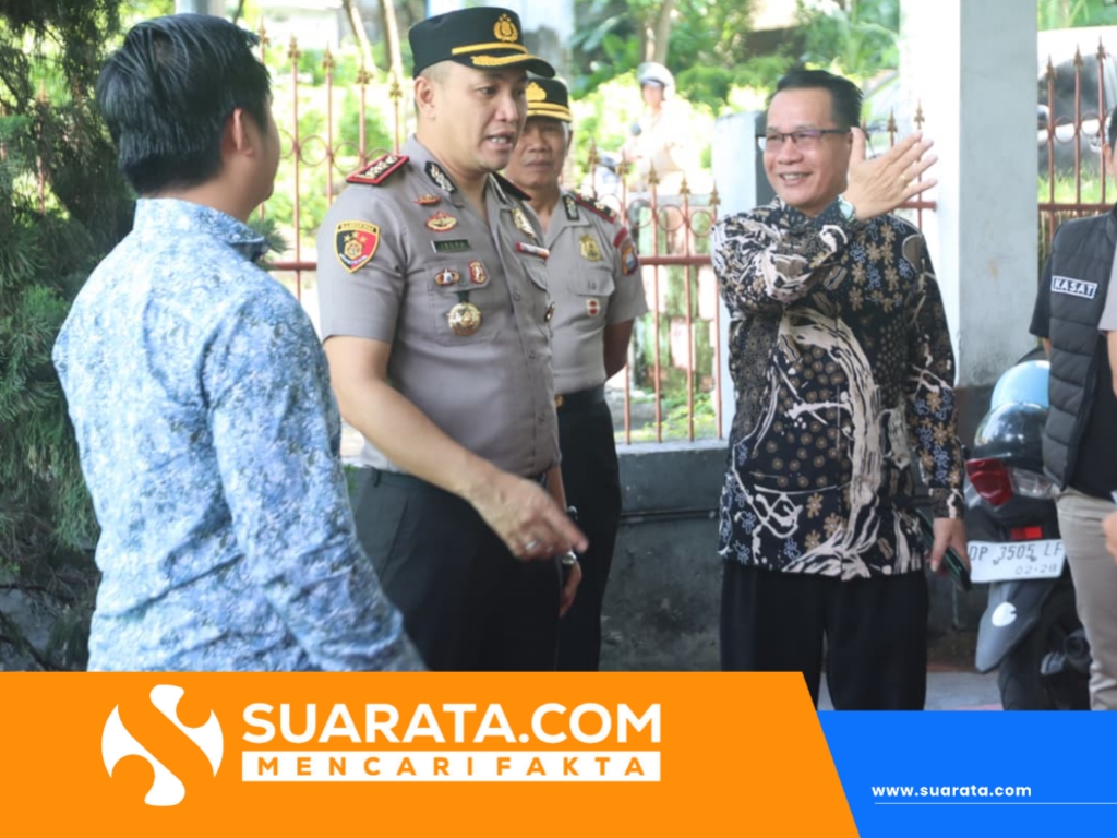 Kapolres Parepare Tinjau Pengamanan Ibadah di GKI, Beri Rasa Aman Kepada Jemaat