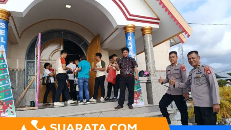 Polsek Soreang Berikan Pengamanan Ibadah Natal Sekolah Minggu Gereja Toraja