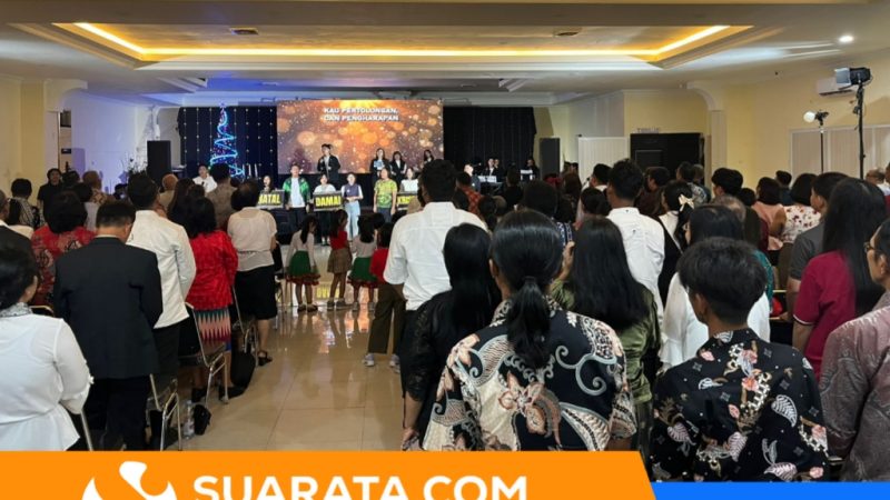 Ratusan Jemaat GKI Parepare Ikuti Ibadah Natal di Dinasty, Polres Parepare Berikan Pengamanan Ketat