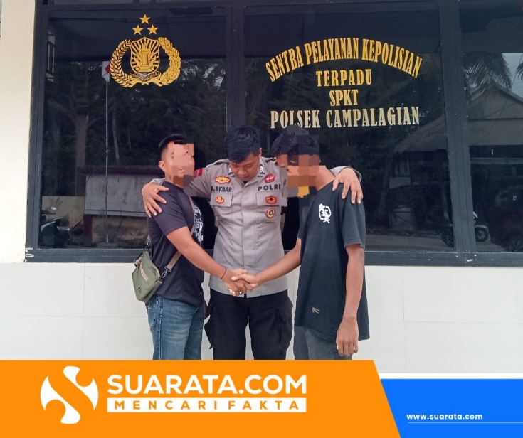 Bhabinkamtibmas Polsek Campalagian Mediasi Kasus Dugaan Pengancaman Secara Kekeluargaan
