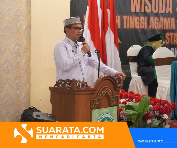 Kakan Kemenag Pinrang Sampaikan Orasi Ilmiah pada Wisuda XX STAI DDI Pinrang
