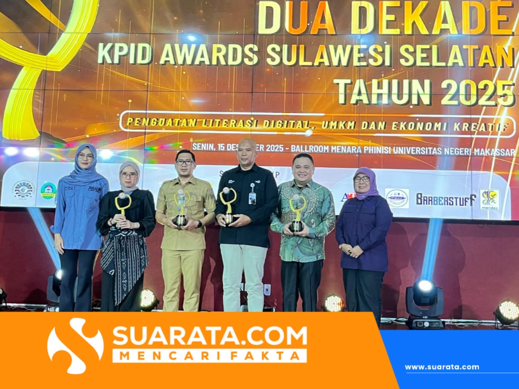 LPPL Radio Suara Bandar Madani Kembali Raih Berita Terbaik di KPID Awards Sulsel