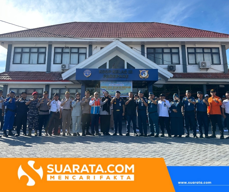 KSOP Parepare Gelar Apel Siaga Nataru 2025/2026, Keselamatan Pelayaran Jadi Prioritas Utama