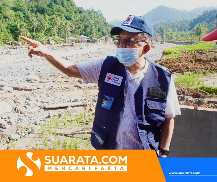 JK Tinjau Lokasi Bencana, Dorong Pemanfaatan Kayu Sisa Banjir bagi Warga