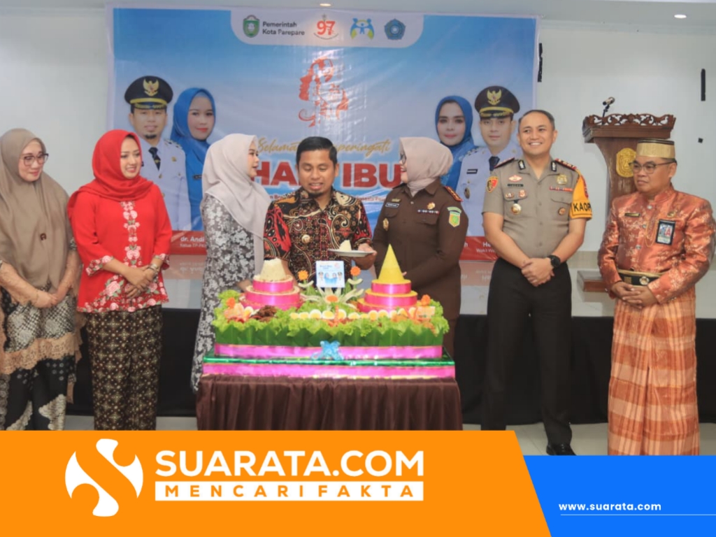 Kapolres Parepare Hadiri Peringatan Hari Ibu Ke-97 Tingkat Kota di Balai Ainun