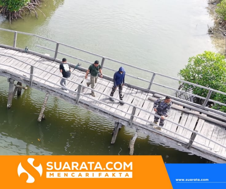 TNI AL Survei Pembangunan Jembatan Desa Terpencil di Pinrang, Dukung Akses Aman Warga