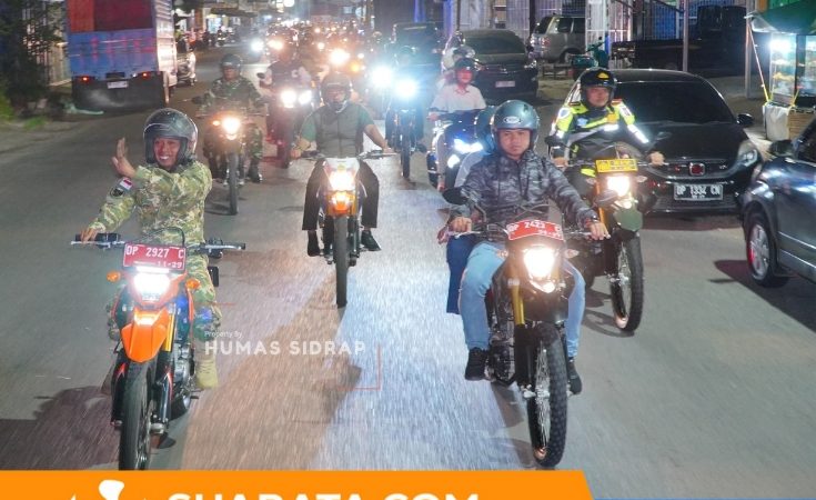 Patroli Skala Besar, Forkopimda Sidrap Keliling Pastikan Situasi Aman