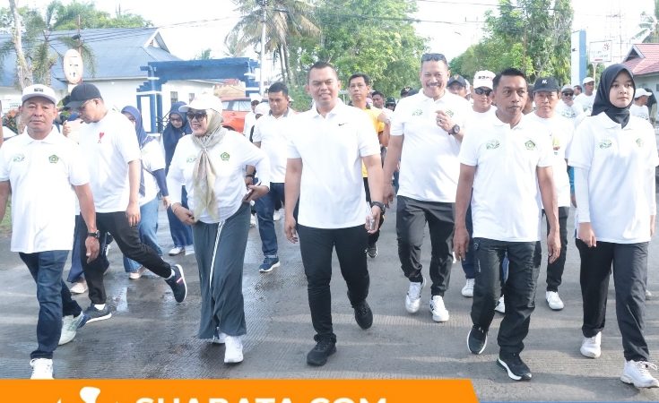 Sidrap Rayakan Hari Amal Bhakti ke-80 dengan Jalan Santai Kerukunan